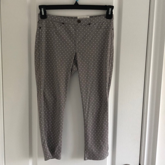 Swiss dot jeans Capri leggings - Picture 1 of 4